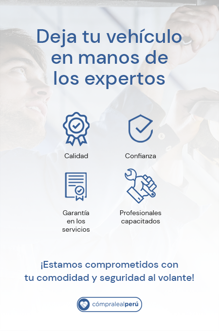 Deja tu vehículo en manos de expertos